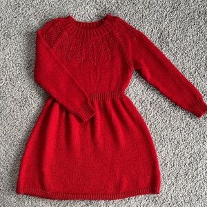 Cat & Jack Red Sweater Dress - 3T